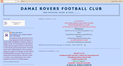 Desktop Screenshot of damai-rovers-fc.blogspot.com