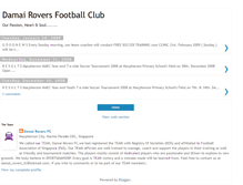 Tablet Screenshot of damai-rovers-fc.blogspot.com