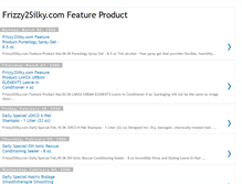 Tablet Screenshot of frizzy2silky.blogspot.com