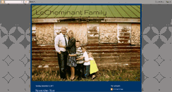 Desktop Screenshot of lechemfamily.blogspot.com