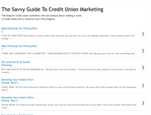 Tablet Screenshot of creditunionsavvy.blogspot.com