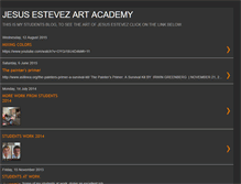 Tablet Screenshot of estevezartacademy.blogspot.com