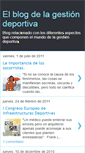 Mobile Screenshot of elblogdelagestiondeportiva.blogspot.com