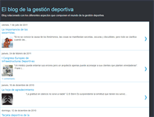 Tablet Screenshot of elblogdelagestiondeportiva.blogspot.com