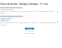 Tablet Screenshot of biologia-e-geologia8.blogspot.com