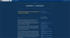 Desktop Screenshot of carhireforairports.blogspot.com