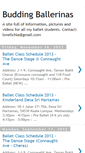 Mobile Screenshot of buddingballerinas.blogspot.com