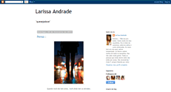 Desktop Screenshot of lariissaandrade.blogspot.com