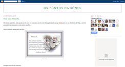 Desktop Screenshot of ospontosdasonia.blogspot.com