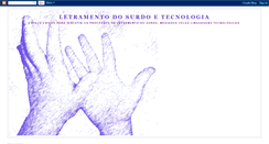 Desktop Screenshot of letramentosurdoetecnologia.blogspot.com