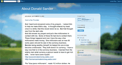 Desktop Screenshot of aboutdonaldsander.blogspot.com