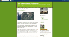 Desktop Screenshot of marinduquelife.blogspot.com