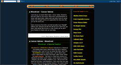 Desktop Screenshot of blacksalveblog.blogspot.com
