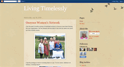Desktop Screenshot of livingtimelessly.blogspot.com