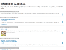 Tablet Screenshot of dialogodelalengua.blogspot.com