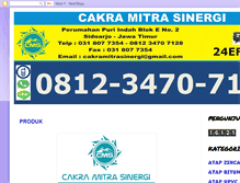 Tablet Screenshot of cakramitrasinergi.blogspot.com