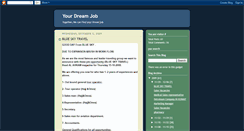 Desktop Screenshot of dreamjobs4me.blogspot.com