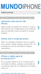 Mobile Screenshot of mundo-de-iphone.blogspot.com
