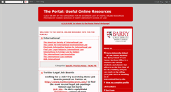 Desktop Screenshot of barrylawcareerservicesonlineresources.blogspot.com