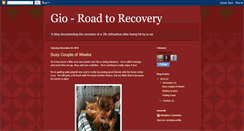 Desktop Screenshot of gio-roadtorecovery.blogspot.com