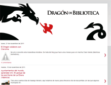Tablet Screenshot of dragondebiblioteca.blogspot.com