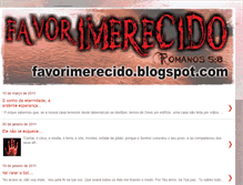Tablet Screenshot of favorimerecido.blogspot.com