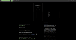 Desktop Screenshot of beautychaos.blogspot.com