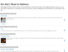 Tablet Screenshot of mrsmacsroadtomadness.blogspot.com