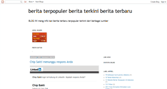 Desktop Screenshot of berita-terpopuler.blogspot.com