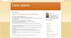 Desktop Screenshot of lanajulana.blogspot.com