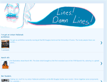 Tablet Screenshot of linesdamnlines.blogspot.com