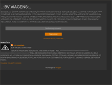 Tablet Screenshot of bvviagens.blogspot.com