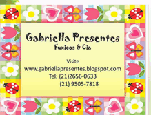 Tablet Screenshot of gabriellapresentes.blogspot.com