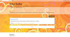 Desktop Screenshot of natyasudhakk.blogspot.com