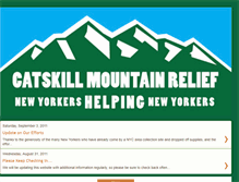 Tablet Screenshot of catskillmountainrelief.blogspot.com