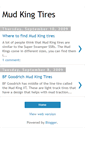 Mobile Screenshot of mudkingtires.blogspot.com