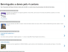 Tablet Screenshot of dones4cantons.blogspot.com