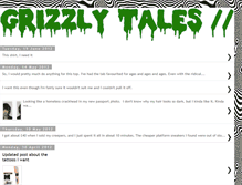 Tablet Screenshot of grizzzlytales.blogspot.com