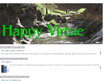 Tablet Screenshot of happyvirtue.blogspot.com