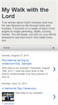 Mobile Screenshot of mywalkwiththelord.blogspot.com