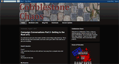 Desktop Screenshot of cobblestonechaos.blogspot.com