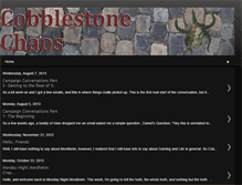 Tablet Screenshot of cobblestonechaos.blogspot.com