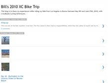 Tablet Screenshot of billsxcbiketrip.blogspot.com