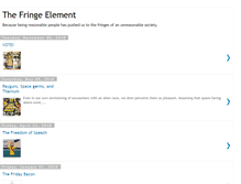Tablet Screenshot of fringeelement.blogspot.com