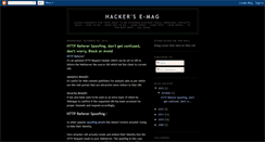 Desktop Screenshot of hackersmag.blogspot.com