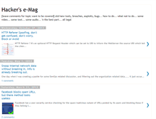 Tablet Screenshot of hackersmag.blogspot.com