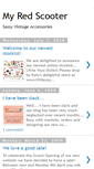 Mobile Screenshot of myredscooter.blogspot.com
