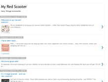 Tablet Screenshot of myredscooter.blogspot.com