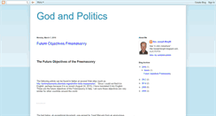 Desktop Screenshot of god-politics.blogspot.com