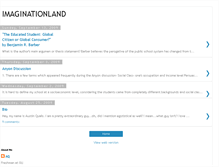 Tablet Screenshot of imaginationland-aq.blogspot.com